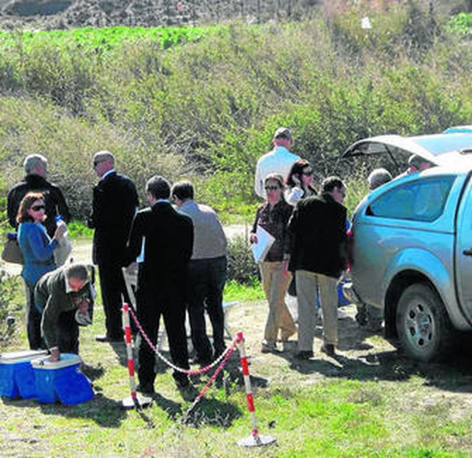 Misión de técnicos norteamericanos en Palomares.