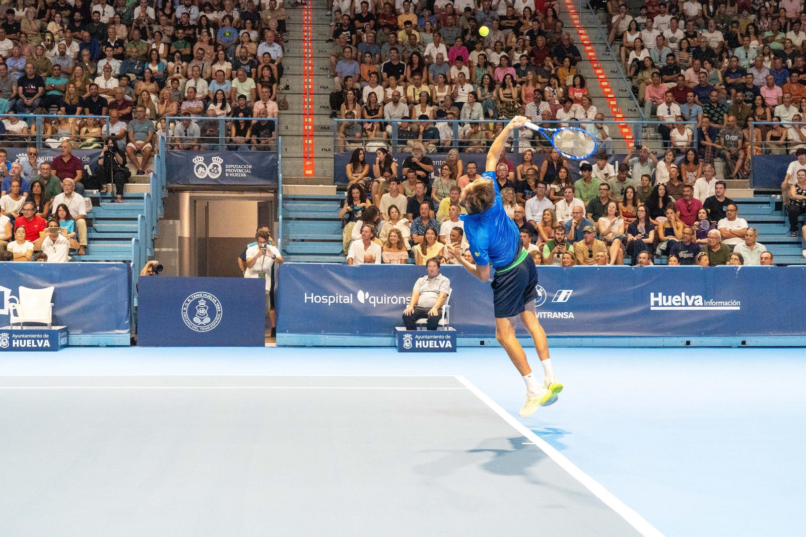 Imágenes de la final masculina de la Copa del Rey de tenis entre Daniil Medvedev y Alejandro Davidovich
