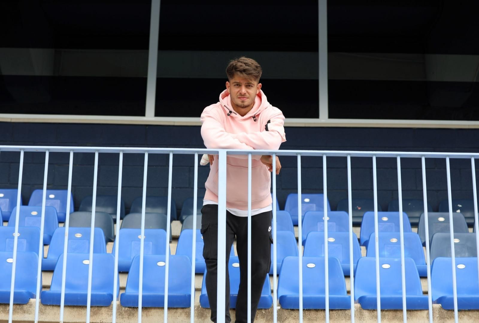 Las fotos de la entrevista a Dani Lorenzo, jugador del Málaga CF