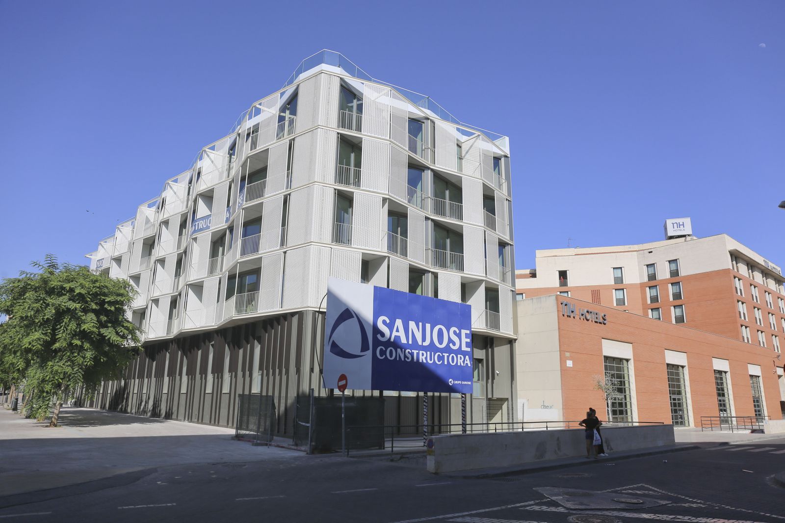 Imagen del edificio de nueva construcción que servirá de ampliación al NH Málaga.