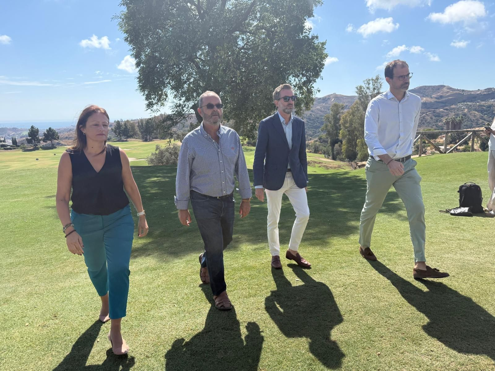 La presentación de la Escuela municipal de golf.