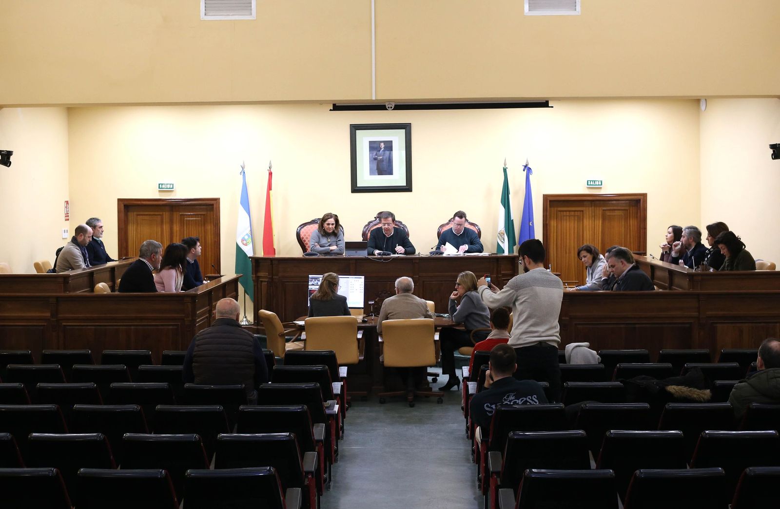 Pleno extraordinario celebrado en Lucena.