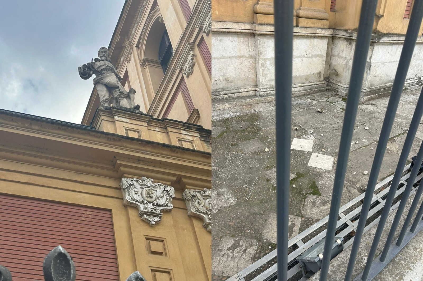 La cabeza del Gran Poder hecha añicos tras desprenderse