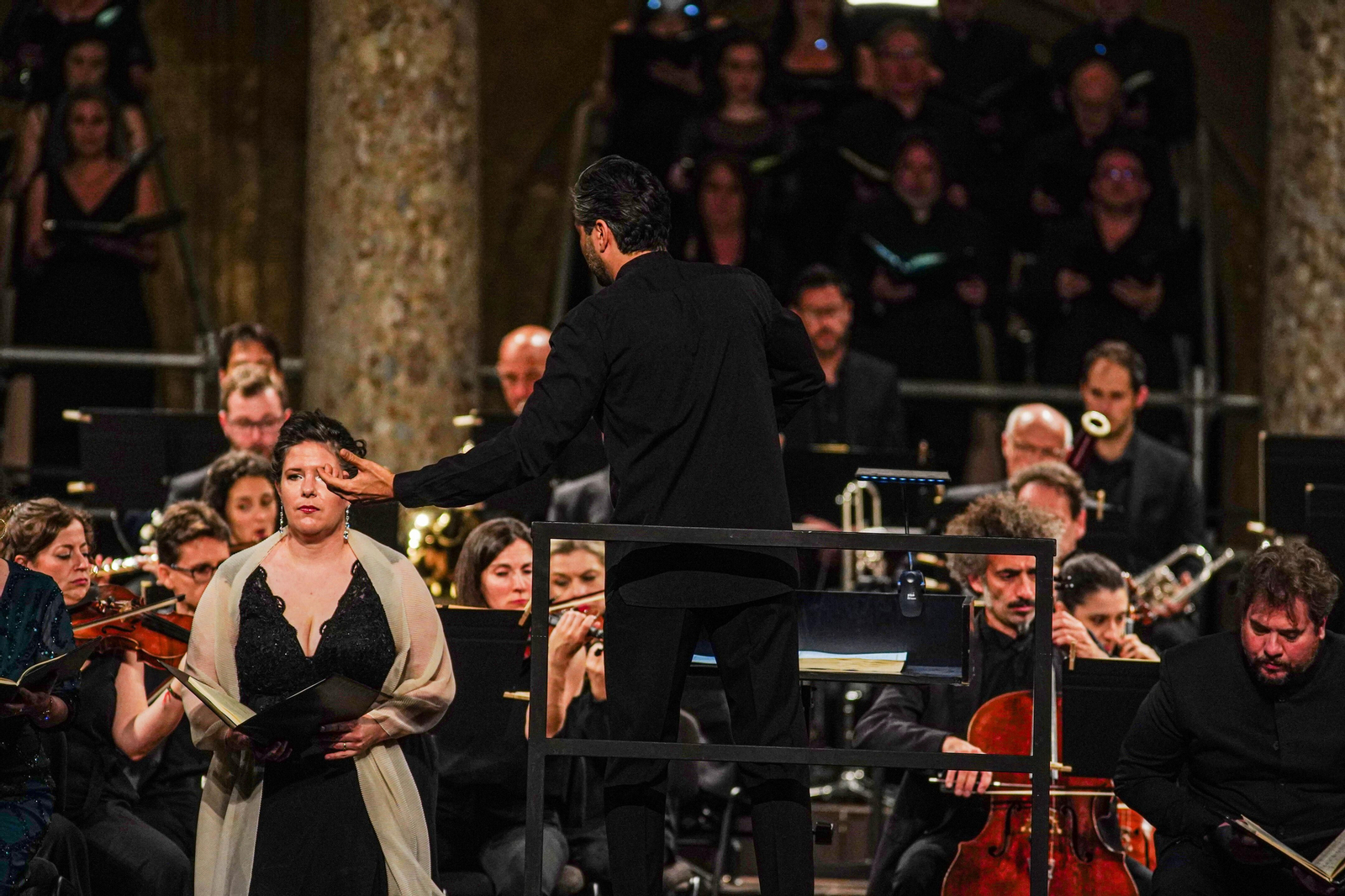 Carlos V vibra con la Orquesta y el Coro Nacionales de España en Granada: las imágenes