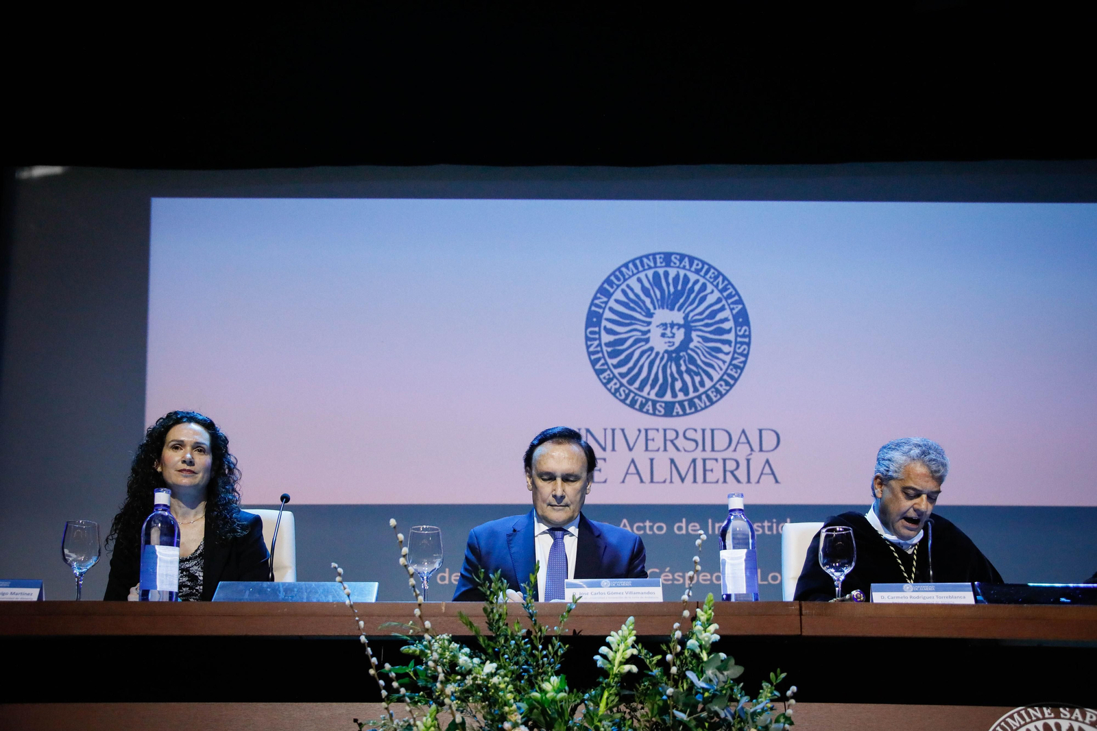 Las imágenes de la Investidura de José Céspedes como rector de la UAL