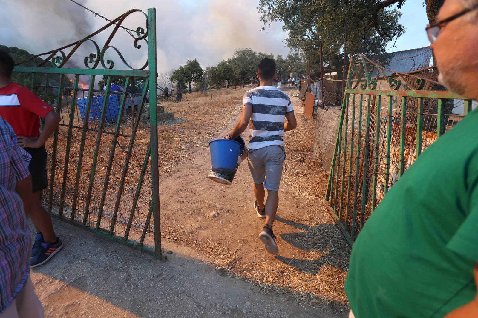 El incendio de Riotinto en imágenes