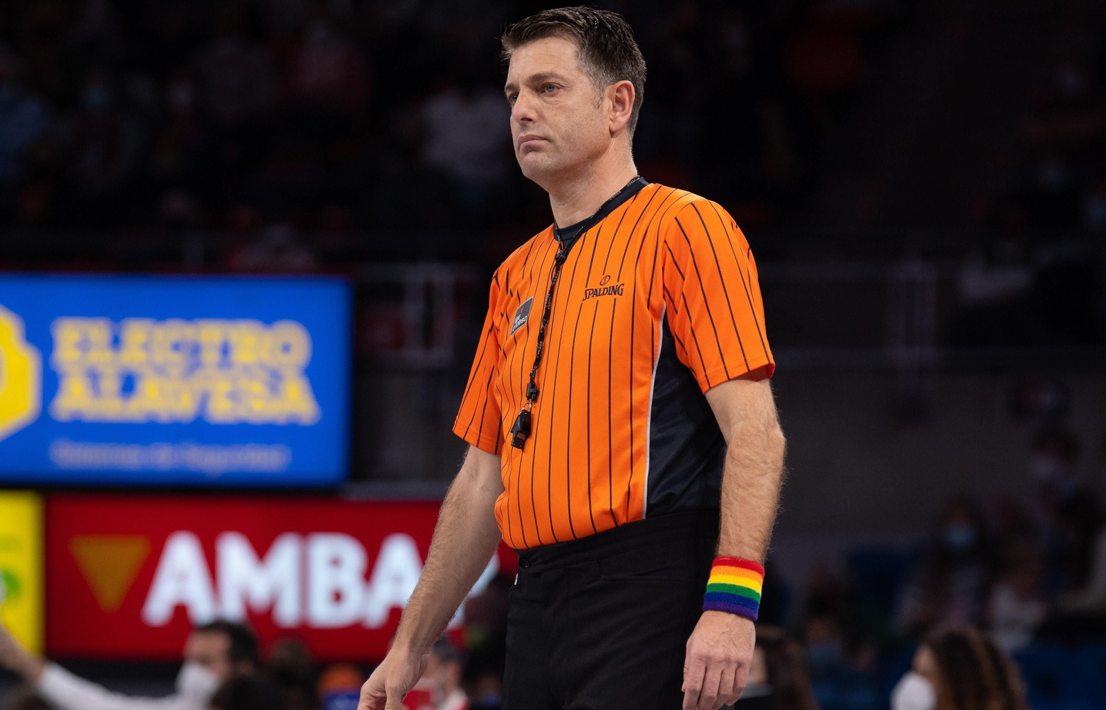 Óscar Perea, durante un encuentro.