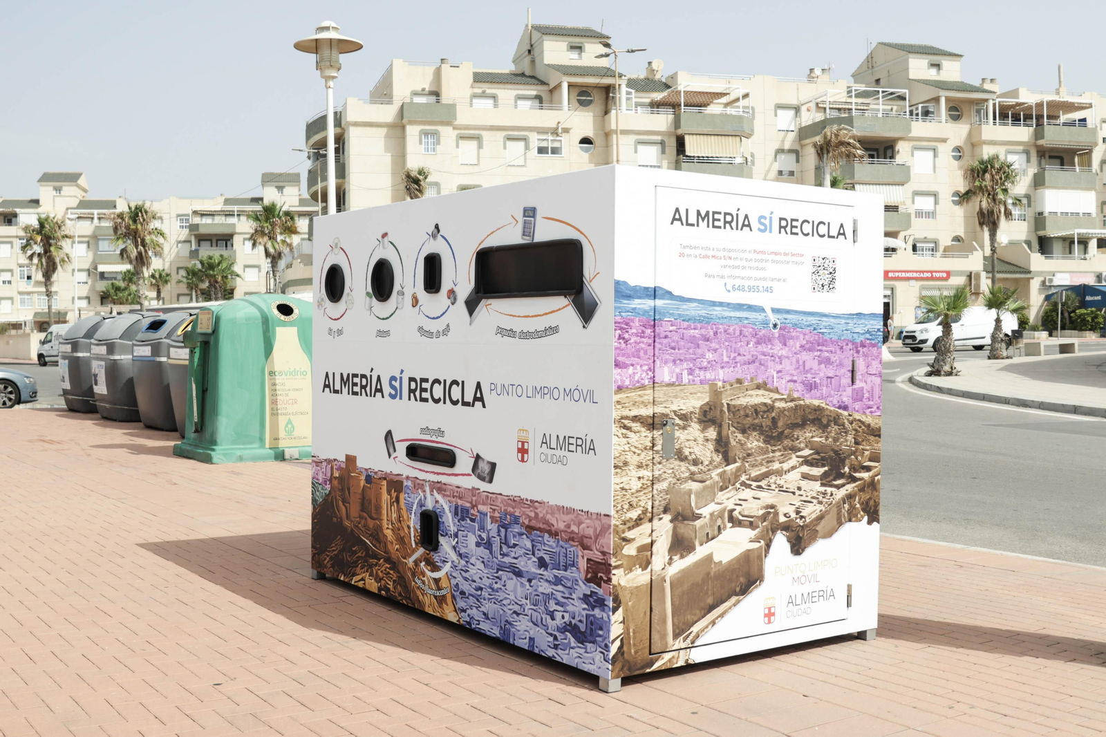 Punto limpio móvil.