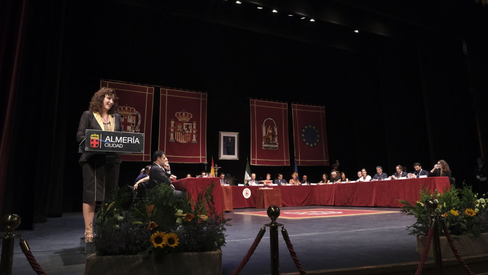 Imágenes de la investidura como Alcaldesa de Almería, de María del Mar Vázquez Agüero