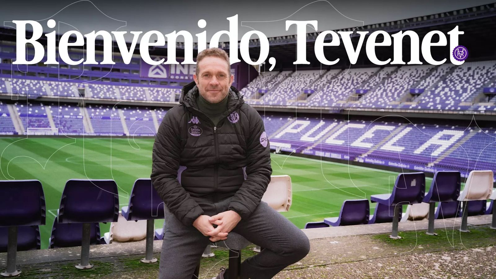 Tevenet posa ya con la indumentaria del Valladolid.