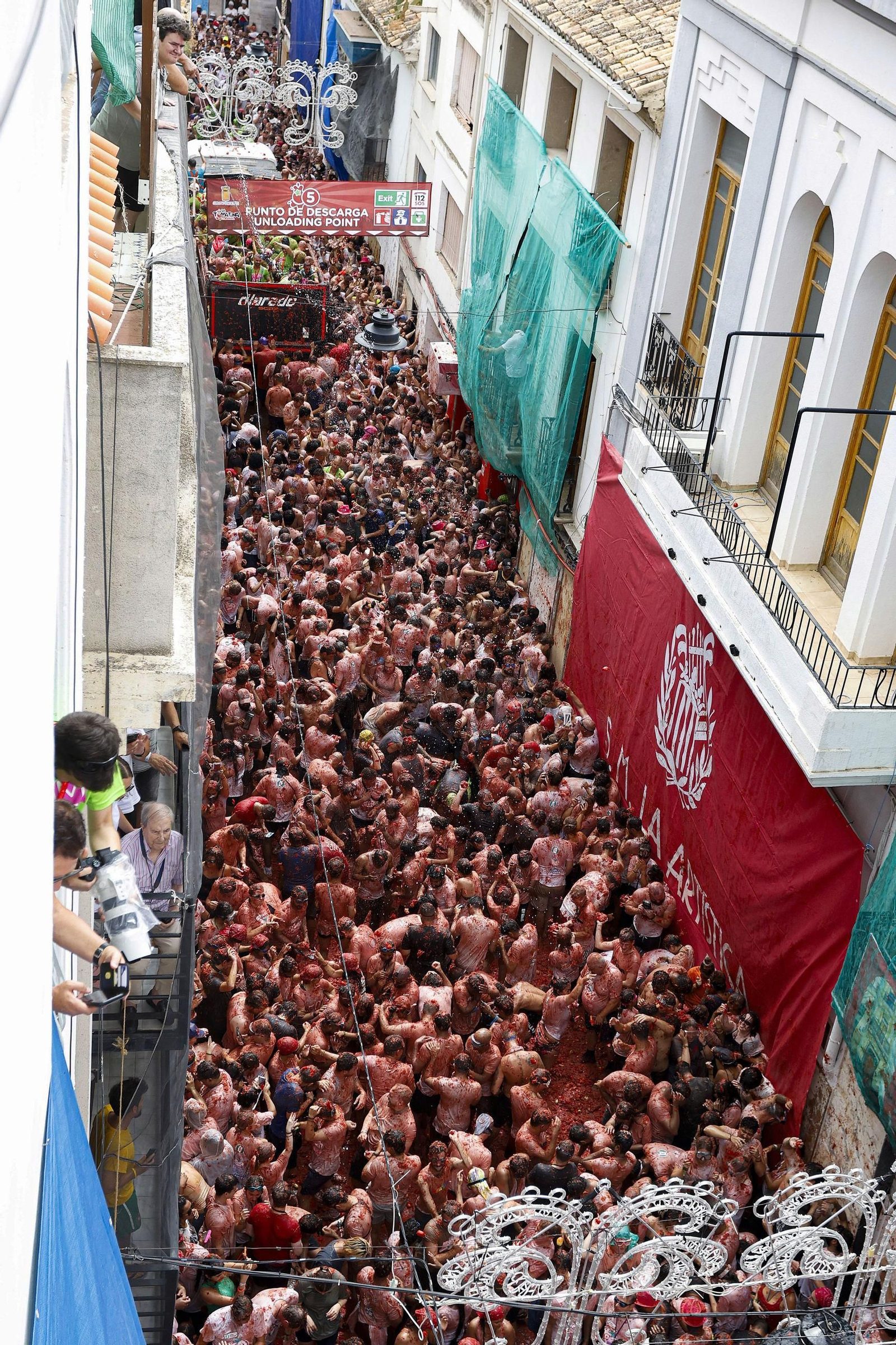 Las mejores fotos de la Tomatina de Buñuel 2025
