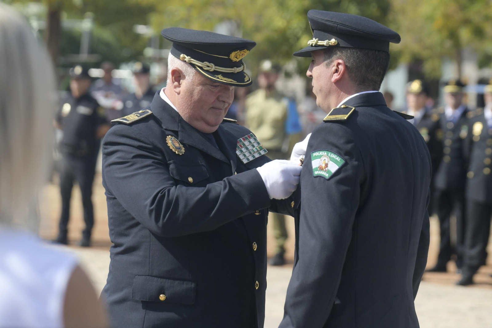 Todas las imágenes de la celebración del Patrón de la Policía Nacional en Granada