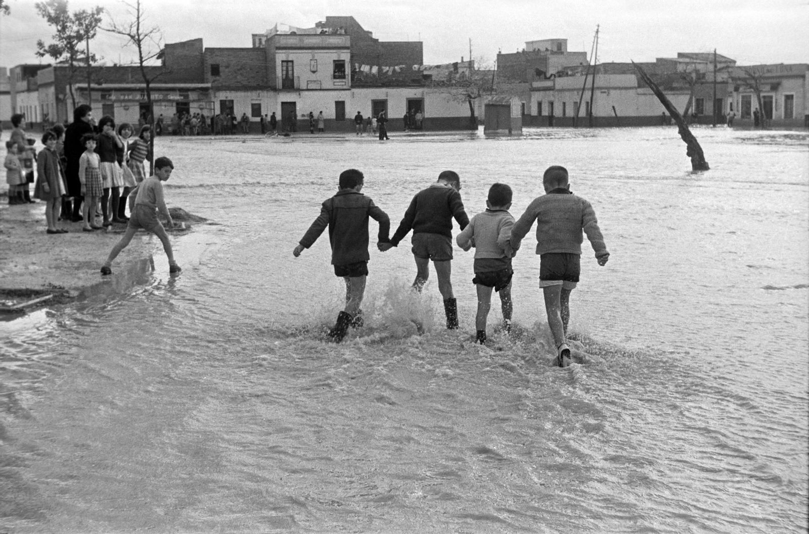 Fotografía del desbordamiento del Tamarguillo.