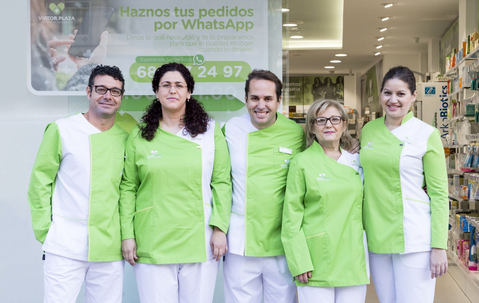 La primera farmacia del Bajo Andarax que dispone de desfibrilador.