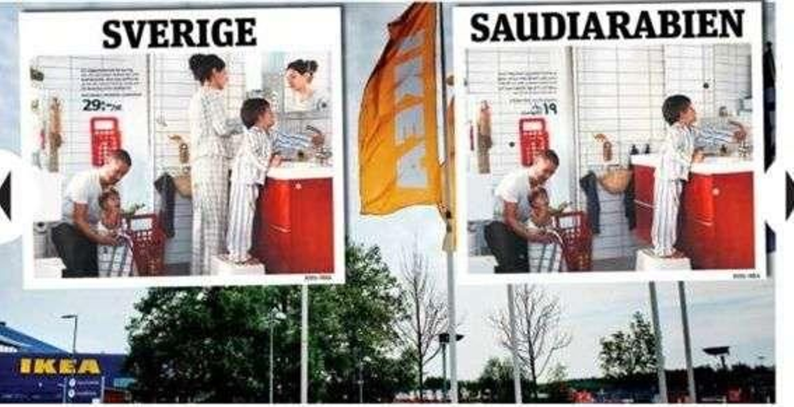 Ikea borra a las mujeres de su catálogo en Arabia Saudí