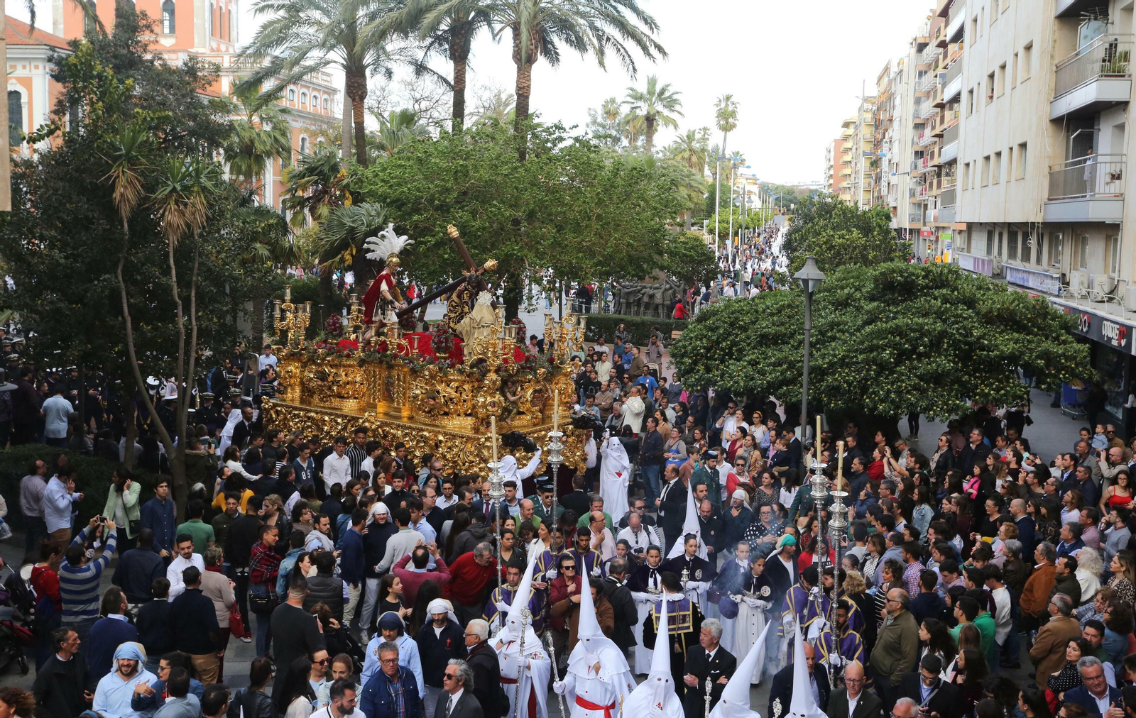 Las Tres Caídas en su llegada a El Punto.