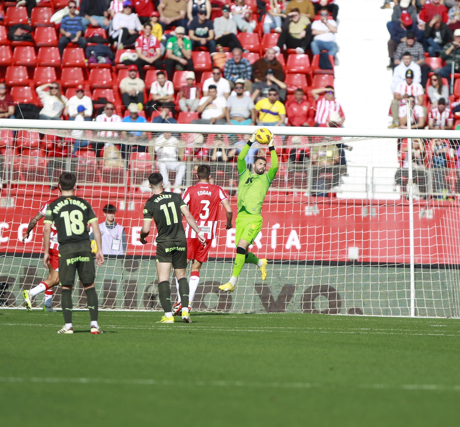 Las mejores imágenes del partido de fútbol U.D. Almería-Girona F.C.