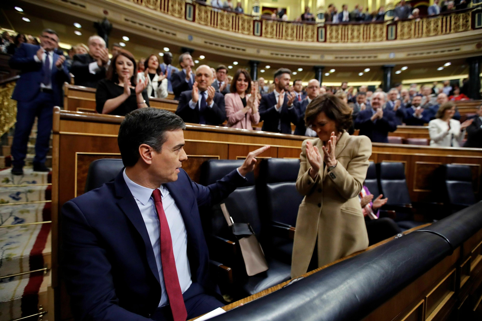 Las imágenes de la investidura de Pedro Sánchez