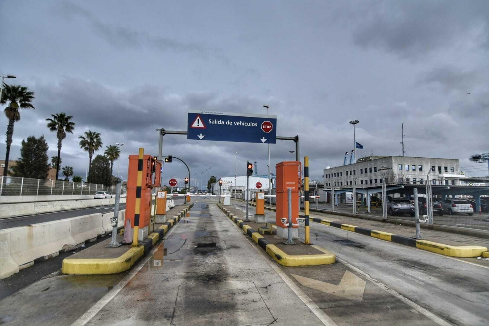 Inmediaciones de APM Terminals Algeciras.