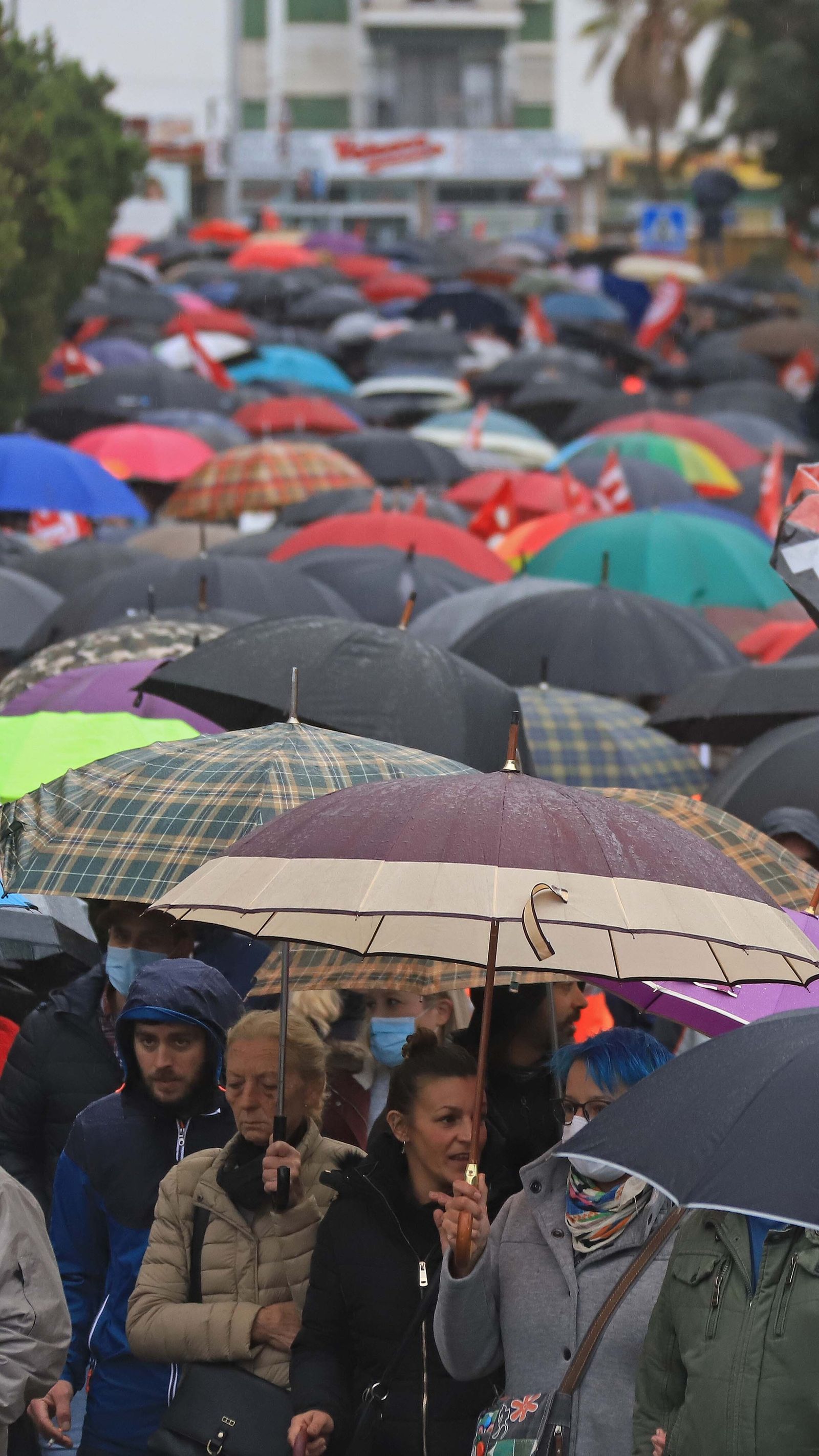 Fotos de la manifestación del metal en Algeciras