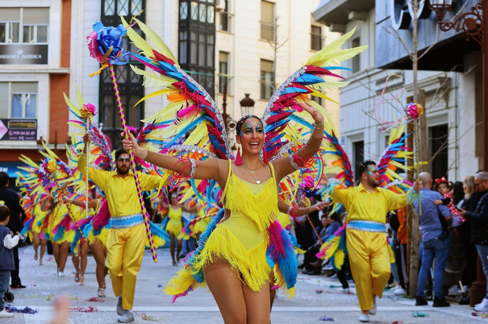 Imágenes de la cabalgata del Carnaval Colombino 2024