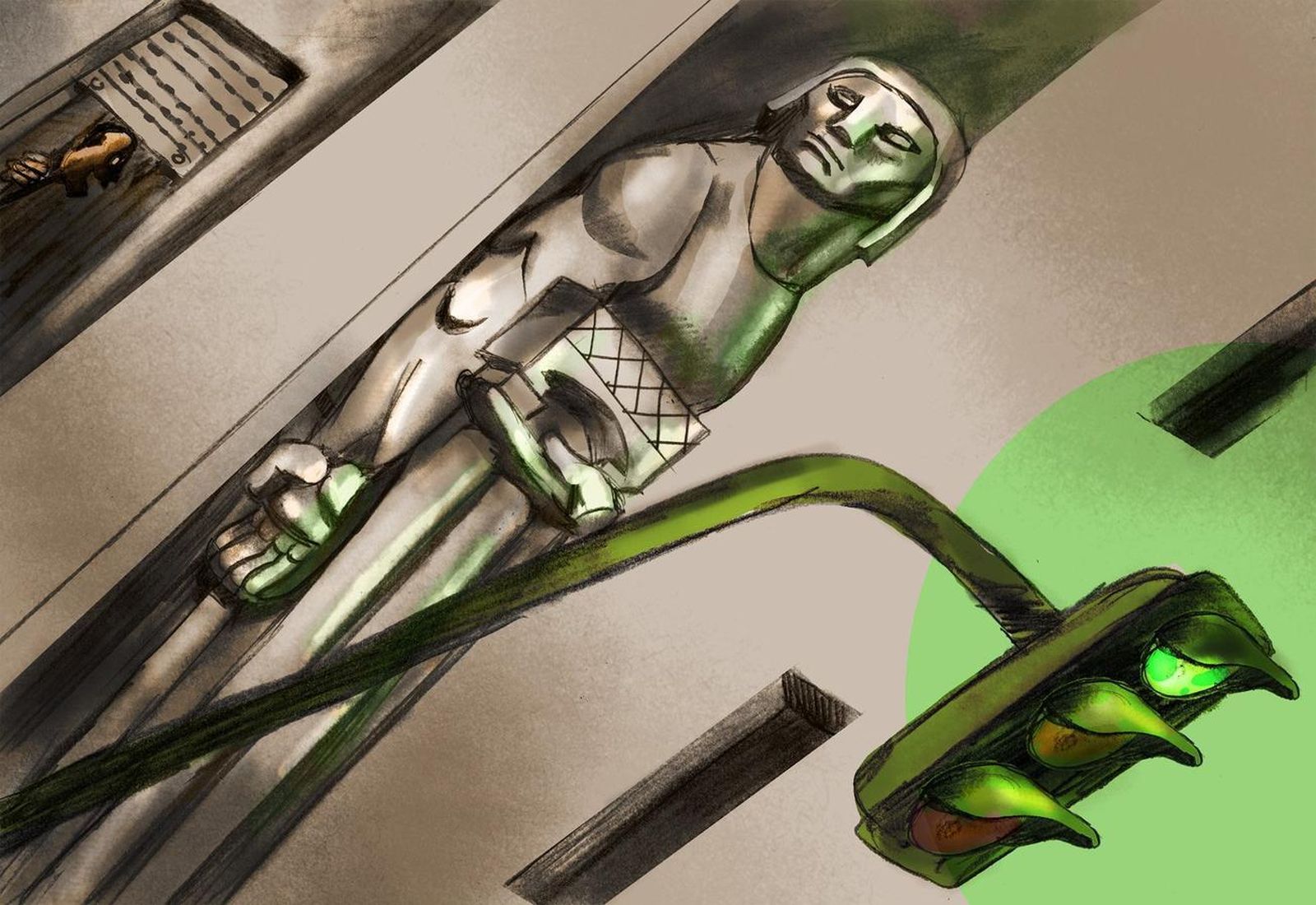 La historia de la estatua de la corrupción