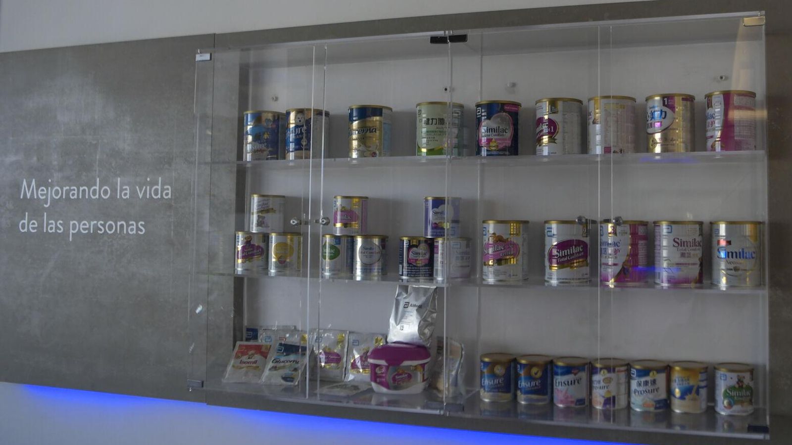 Algunos de los productos de Abbott fabricados en Granada y exportados a nivel mundial