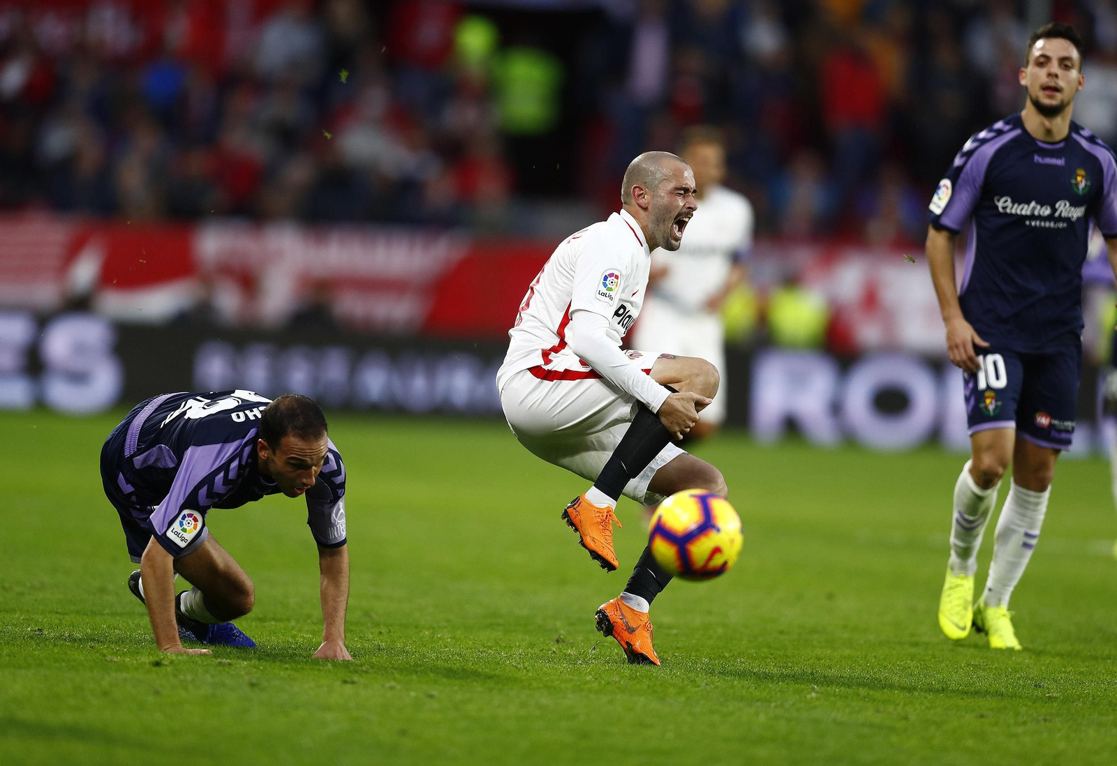 El Sevilla-Valladolid, en imágenes