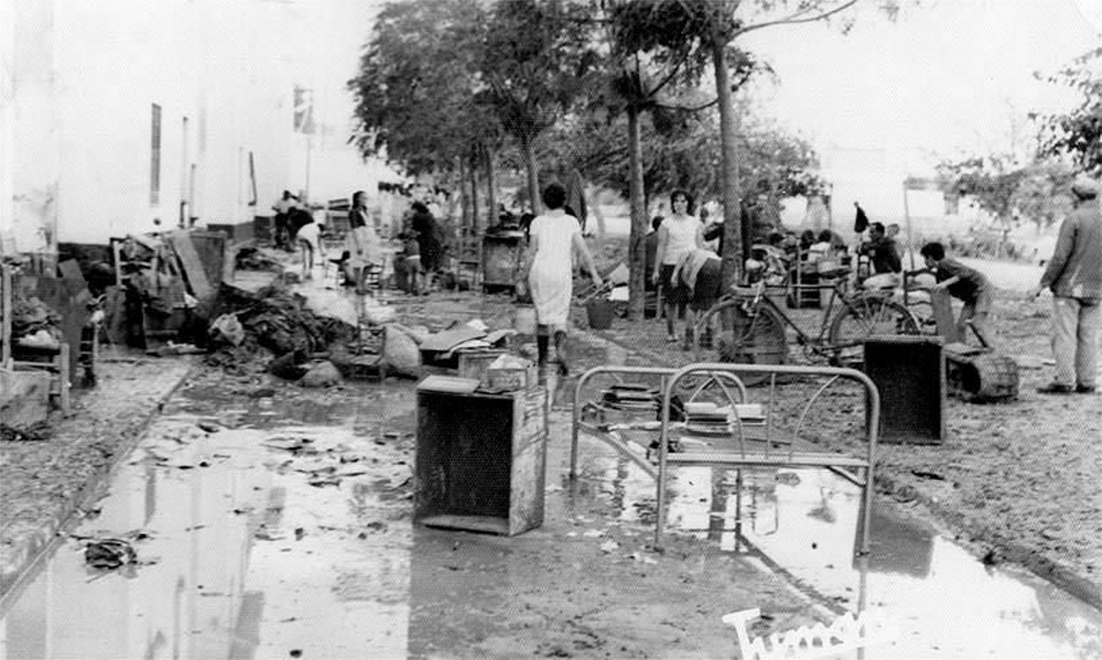 Inundación en Chiclana