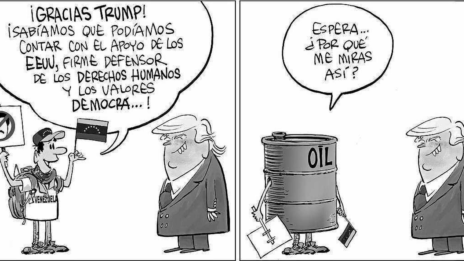 Viñeta de Miki y Duarte.