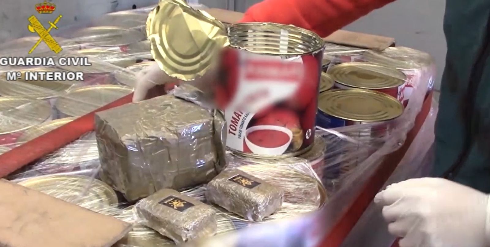 Una de las imágenes de la operación