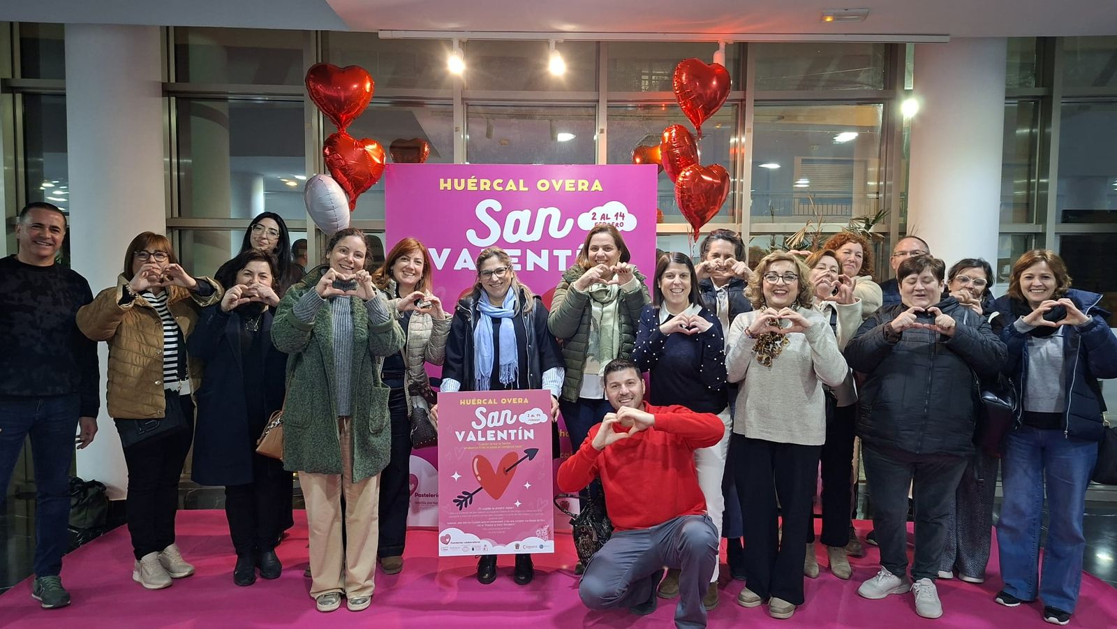 Campaña de San Valentín en Huércal-Overa.