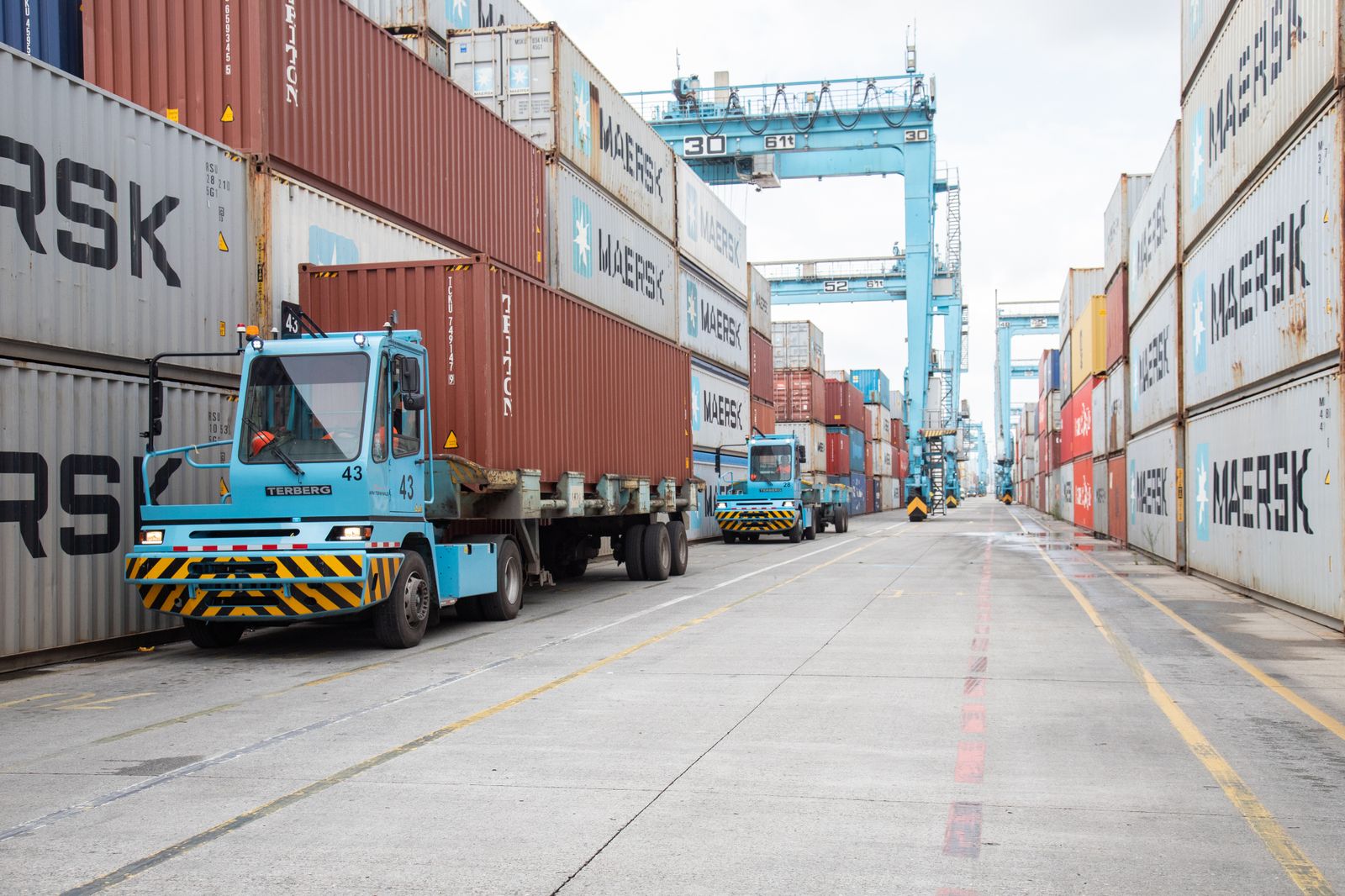 La terminal de contenedores de APM Terminals Algeciras.