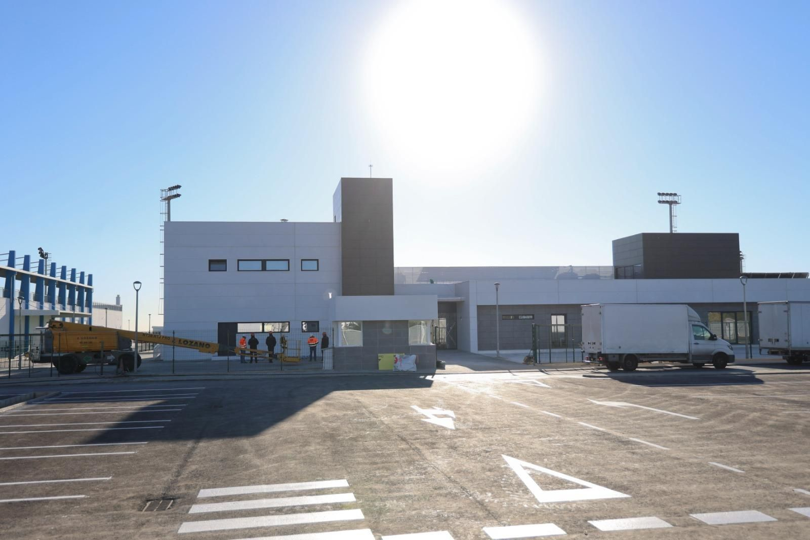 Así van las obras de La Academia del Málaga a días de su inauguración
