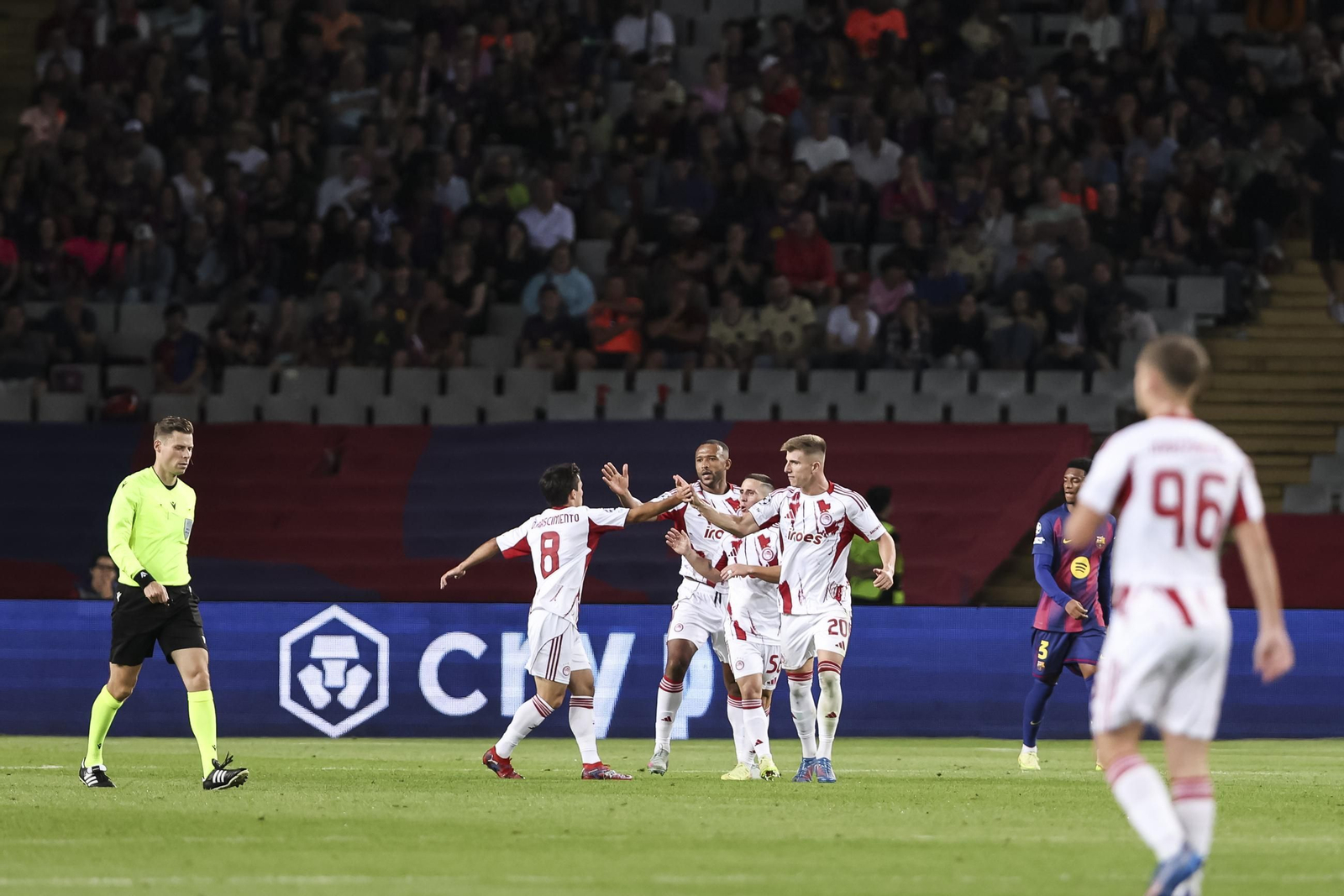 Las fotos del Barcelona-Olympiacos