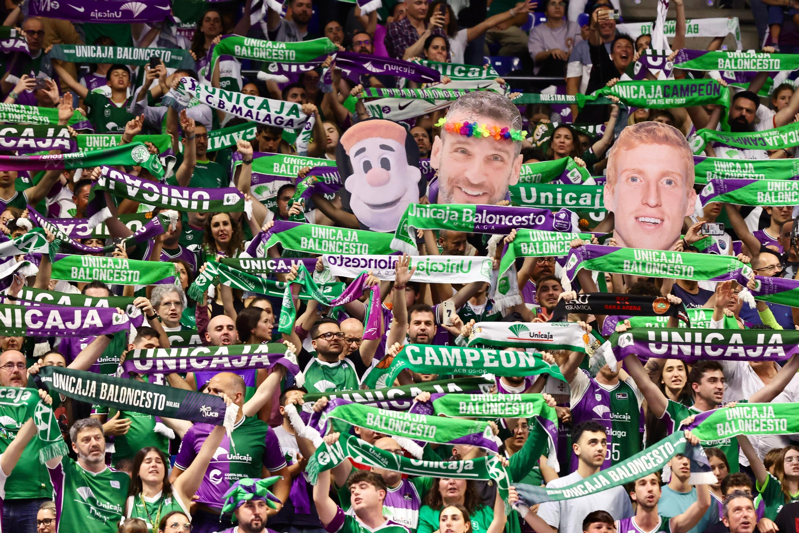 Búscate en las gradas del Carpena en el Unicaja-Baskonia