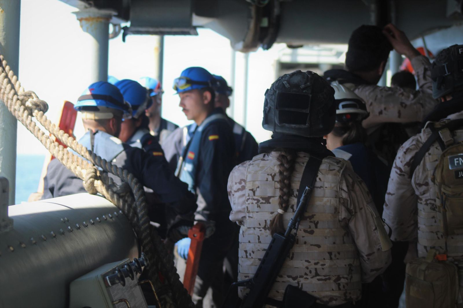 Las fotos del mayor ejercicio de los últimos años en el Estrecho de Gibraltar y el Golfo de Cádiz de la Armada y la OTAN