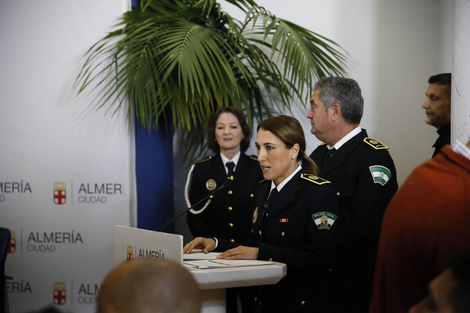 Las imágenes del acto institucional de la Policía Local de Almería con motivo de la festividad de su patrón, San Esteban