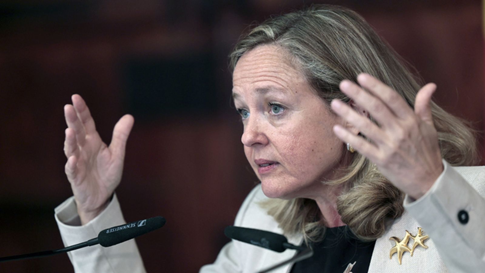 La vicepresidenta de Asuntos Económicos del Gobierno, Nadia Calviño.