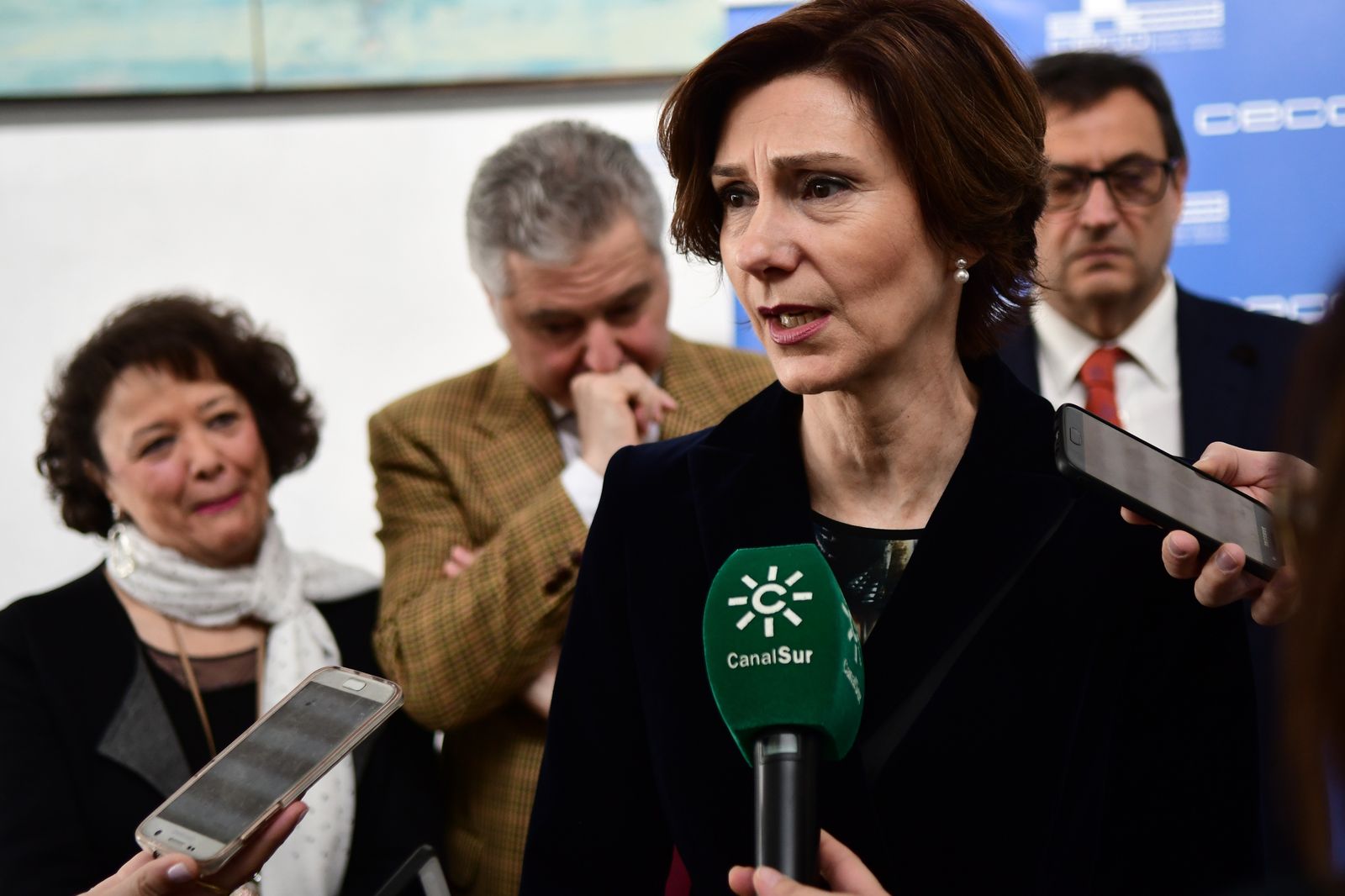 Isabel Oliver, en la sede de CECO.