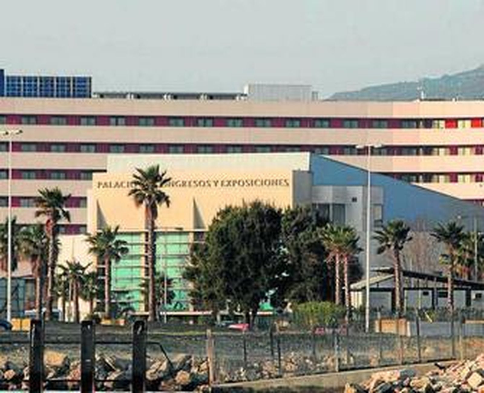 Imagen del Palacio de Congresos, desde Poniente.
