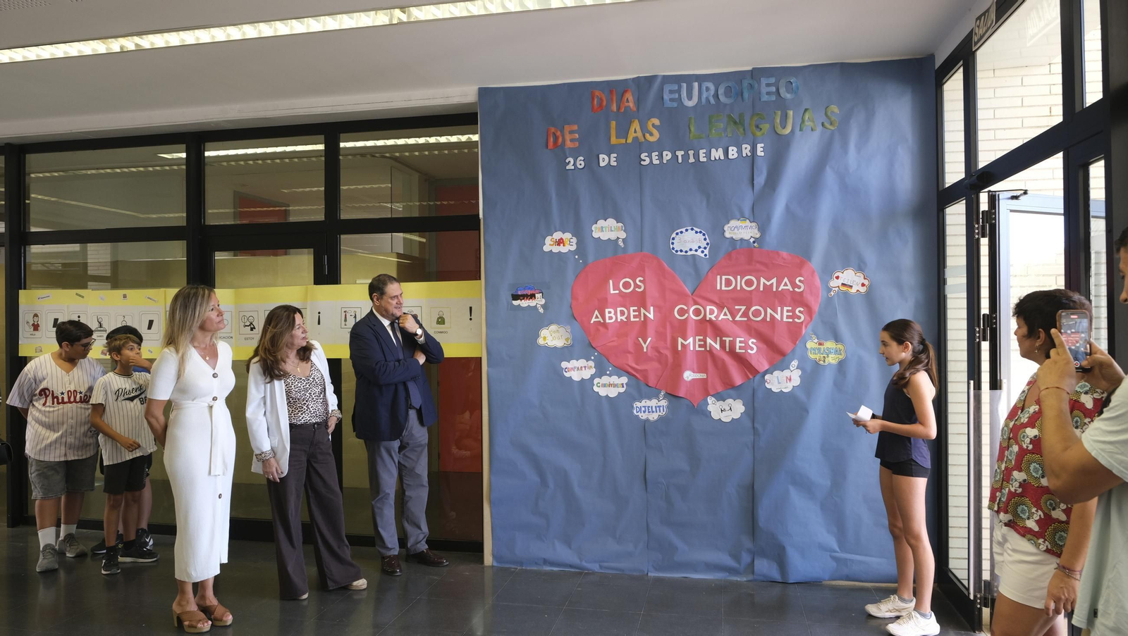 Día Europeo de las Lenguas en el CEIP Posidonia de Roquetas de Mar, en imágenes