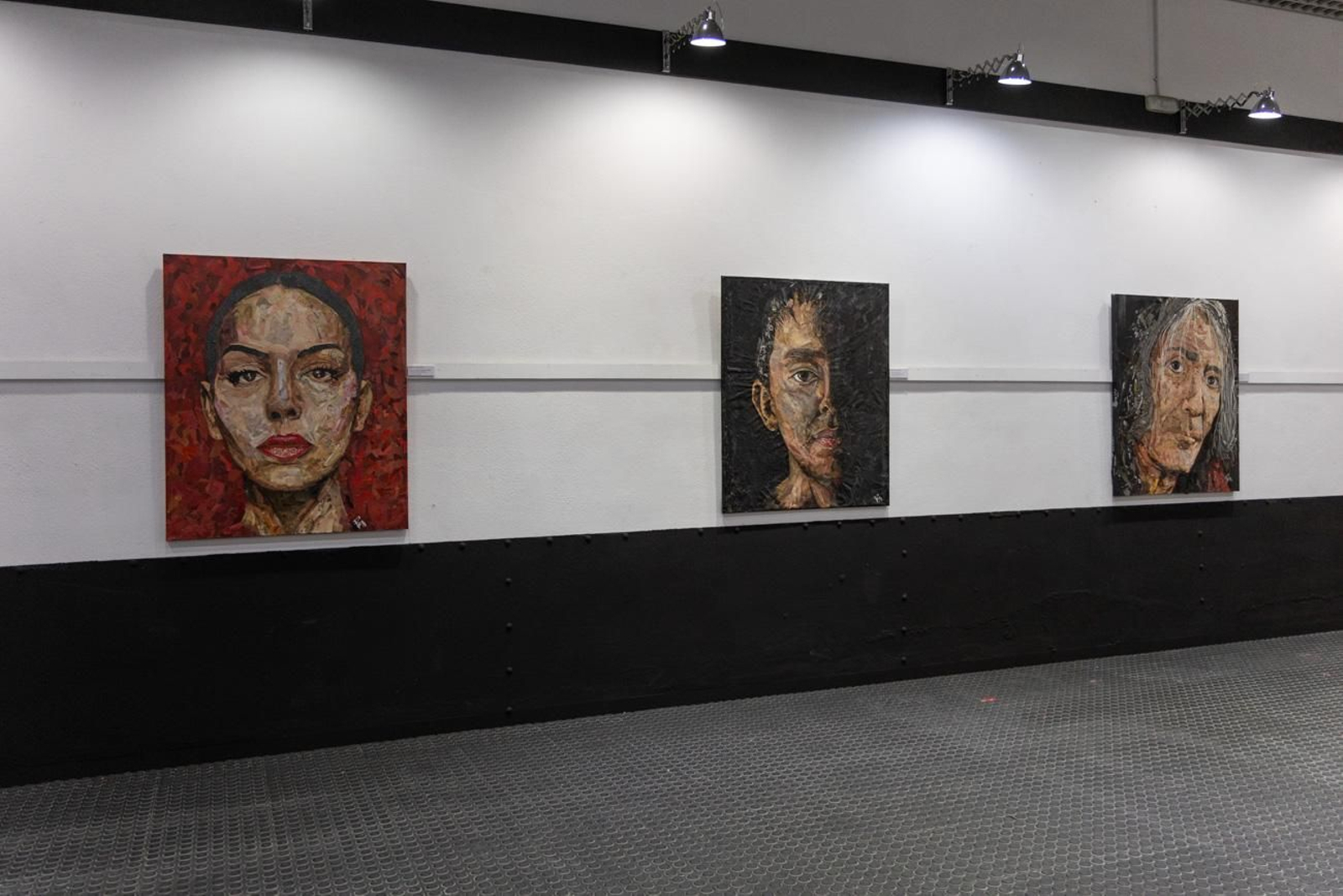 Los personajes más conocidos del "Jaén cultureta" se retratan en los collages de 'Miradas'