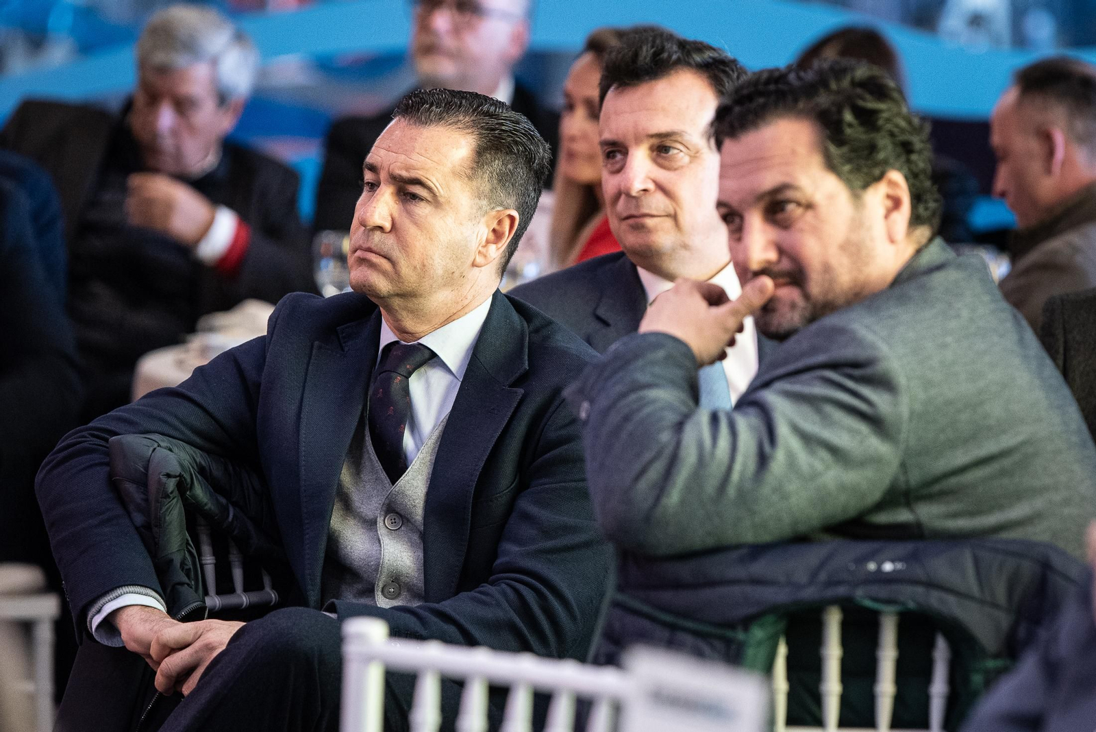 Imágenes del desayuno-coloquio con Antonio Sanz en el Foro Joly Andalucía celebrado en la Lonja de la Innovación del Puerto de Huelva