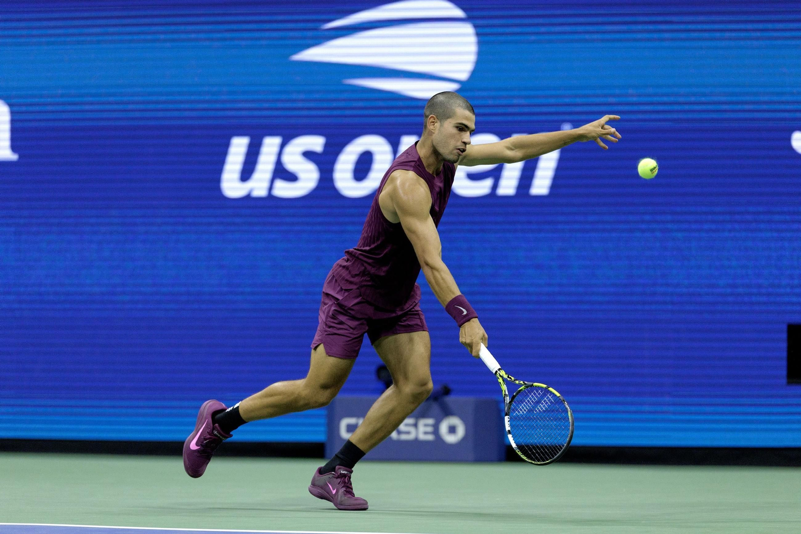 Las fotos del demoledor Alcaraz en la segunda ronda del US Open