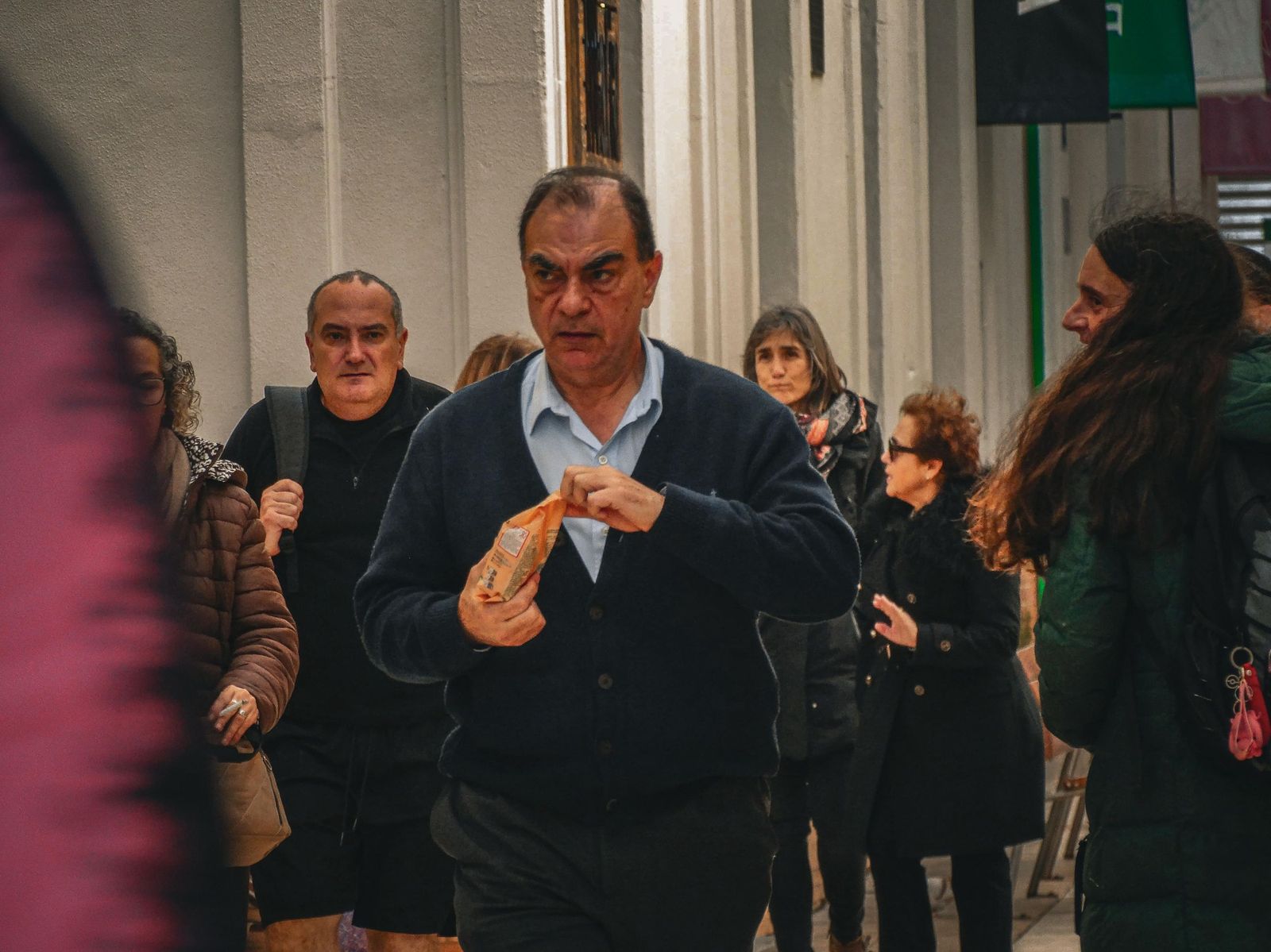 Ambiente en las calles del centro, en fotos