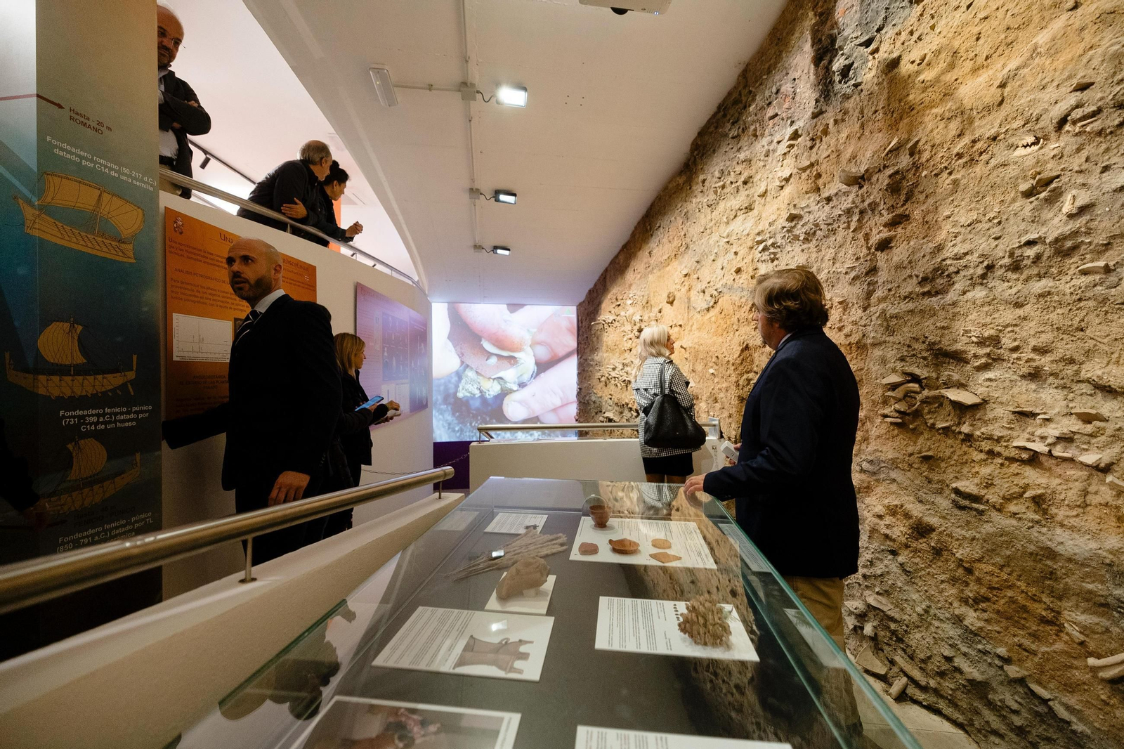 El testaccio de Gades, ya musealizado El testaccio de Gades, ya musealizado