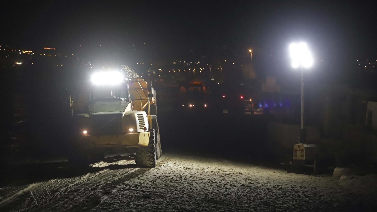 Fotos del trasvase de arena en El Rinconcillo