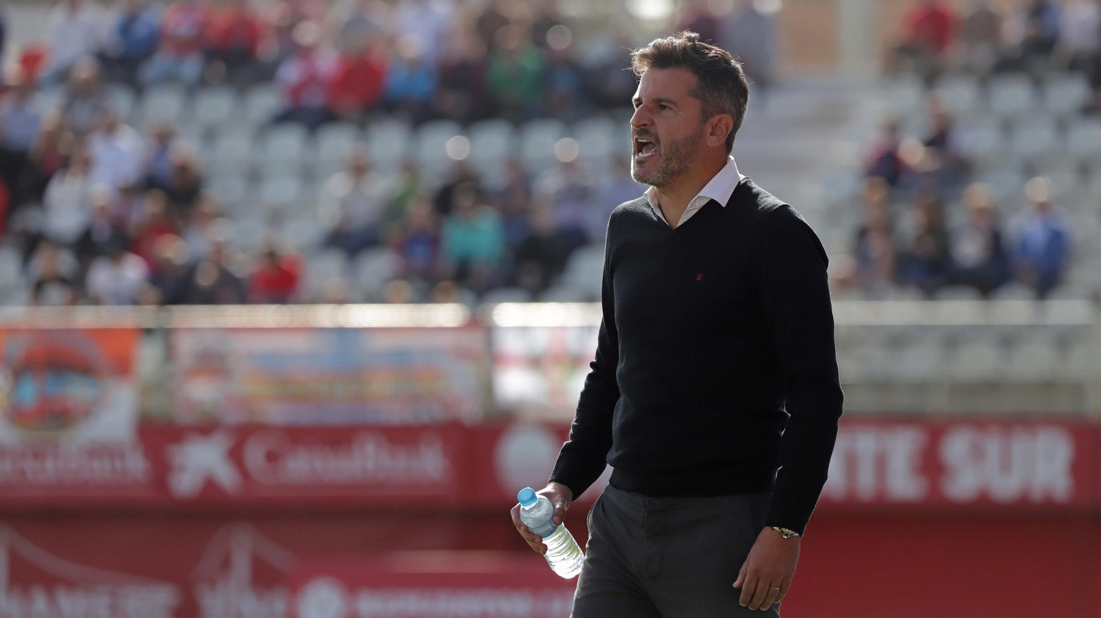 Ania, durante el partido con el Sanse.