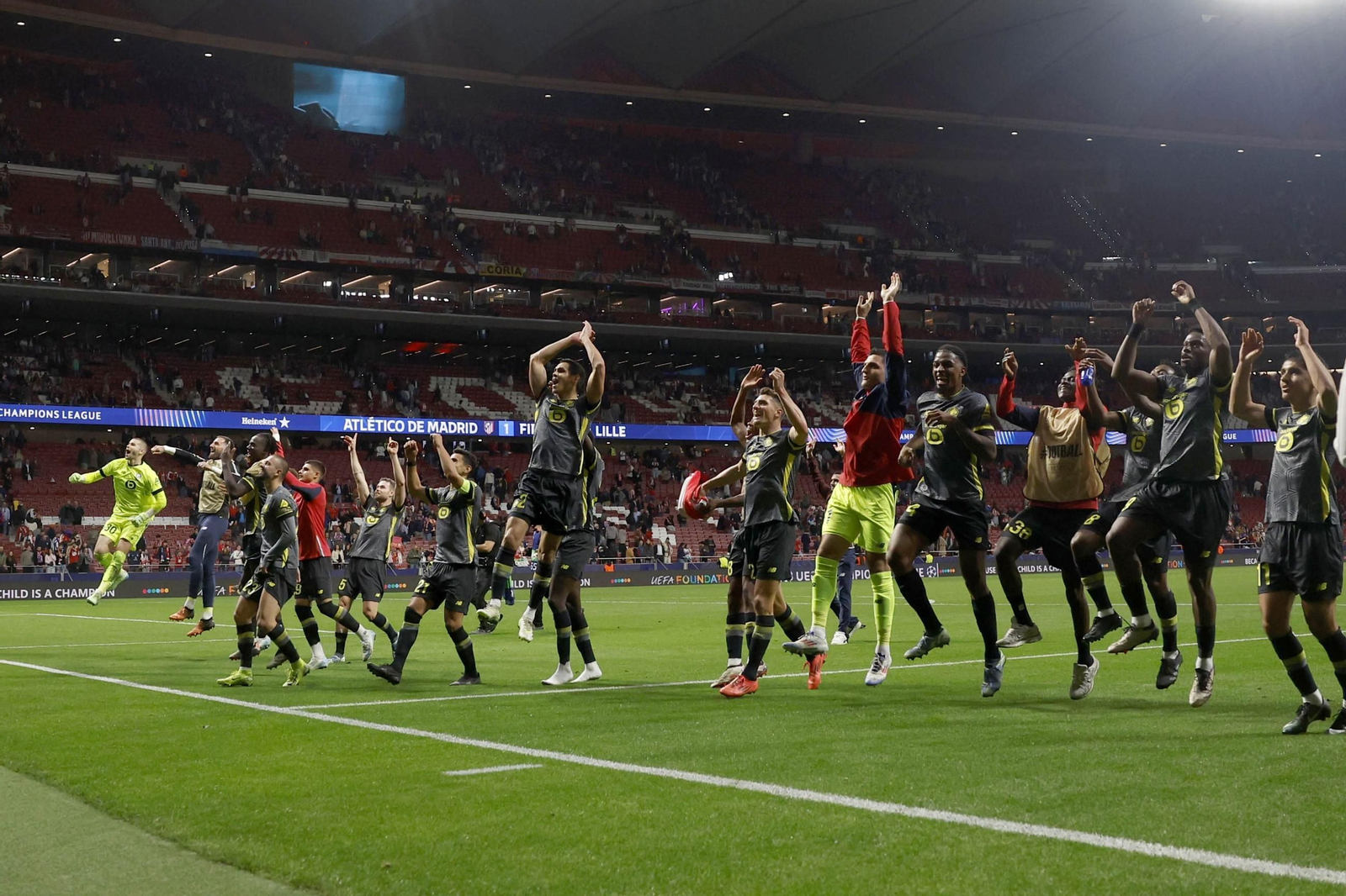 Las mejores imágenes del Atlético de Madrid en su duelo contra el Lille